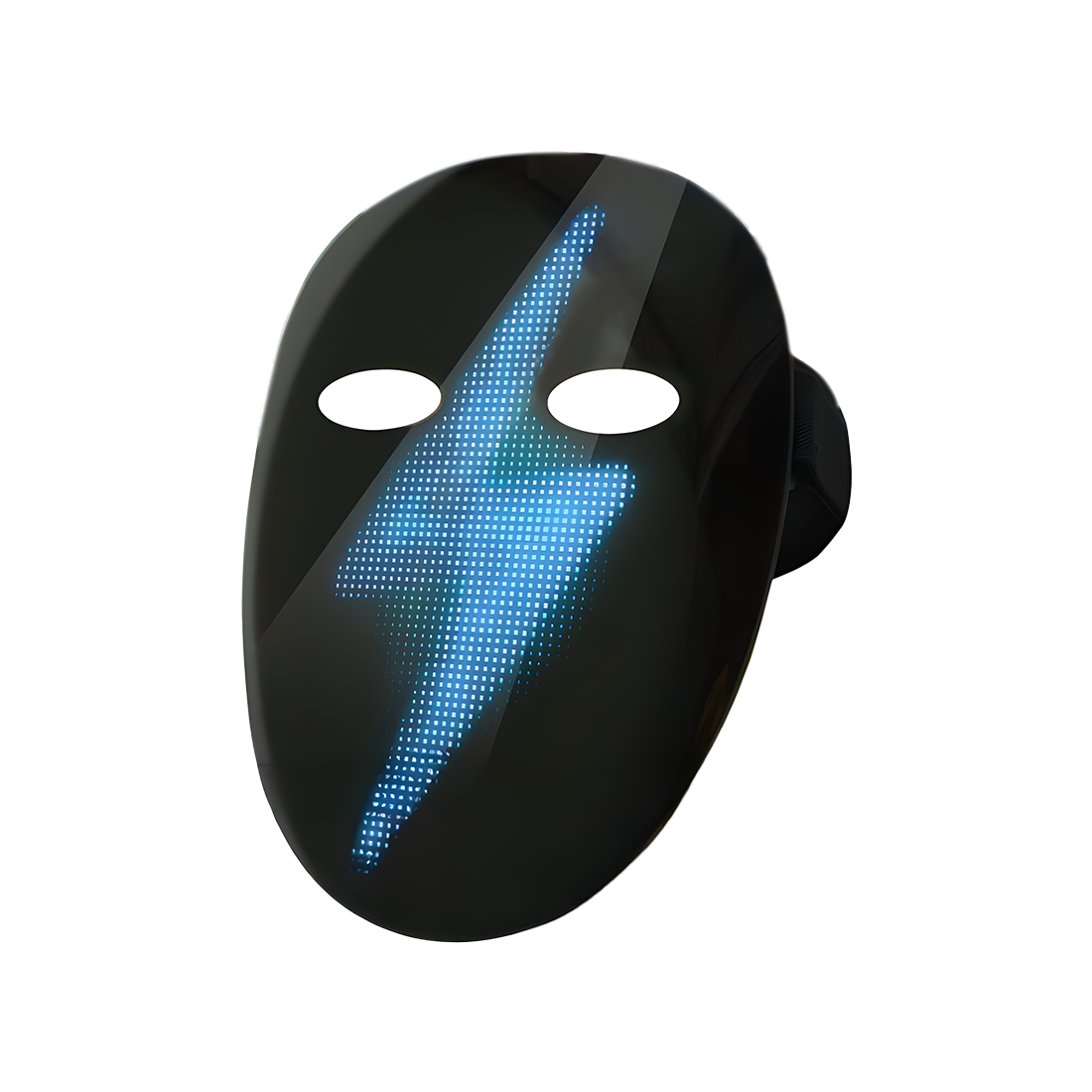 LED Illuminated High-Definition Mask with Voice Recognition and Gesture Sensing