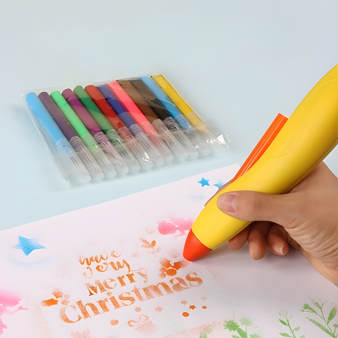 Children's Handheld Rechargeable Portable Electric Spray Painting Pen