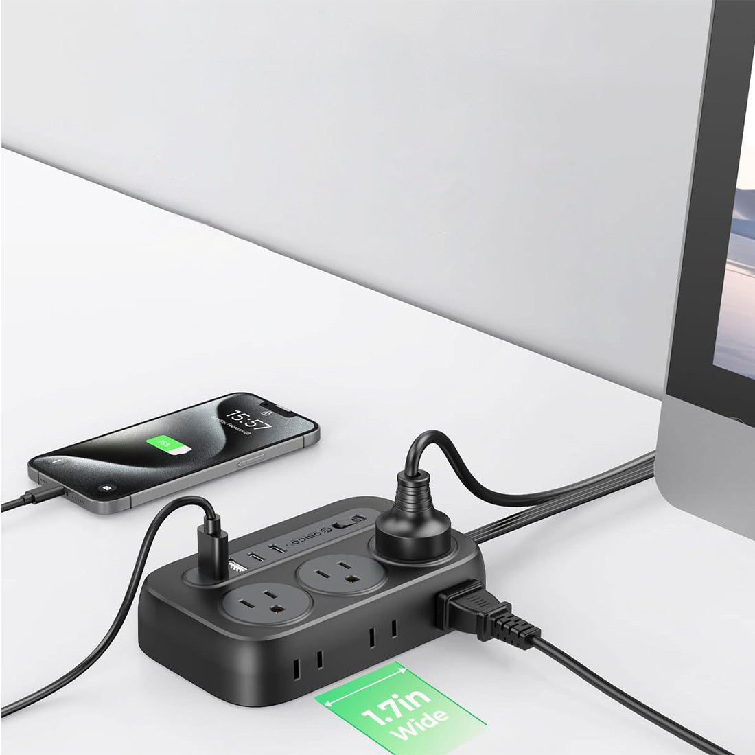 Portable Travel-Ready Storage US Outlet Strip