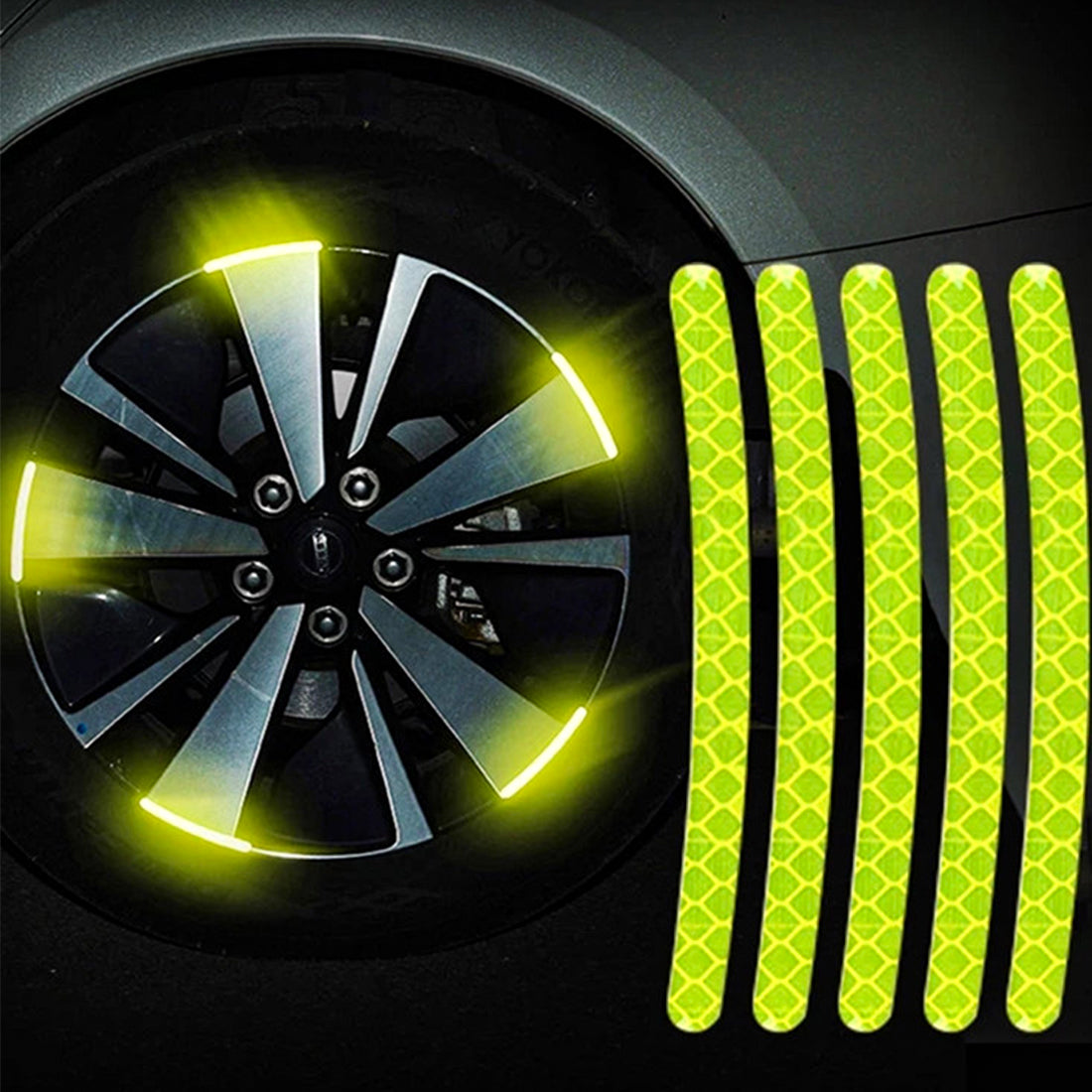 20PCS Car Wheel Reflective Stickers