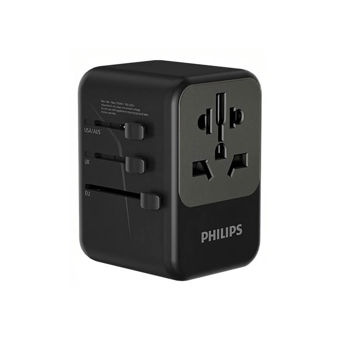 PHILIPS PD65W GaN Fast Charging Global Universal Adapter and Socket