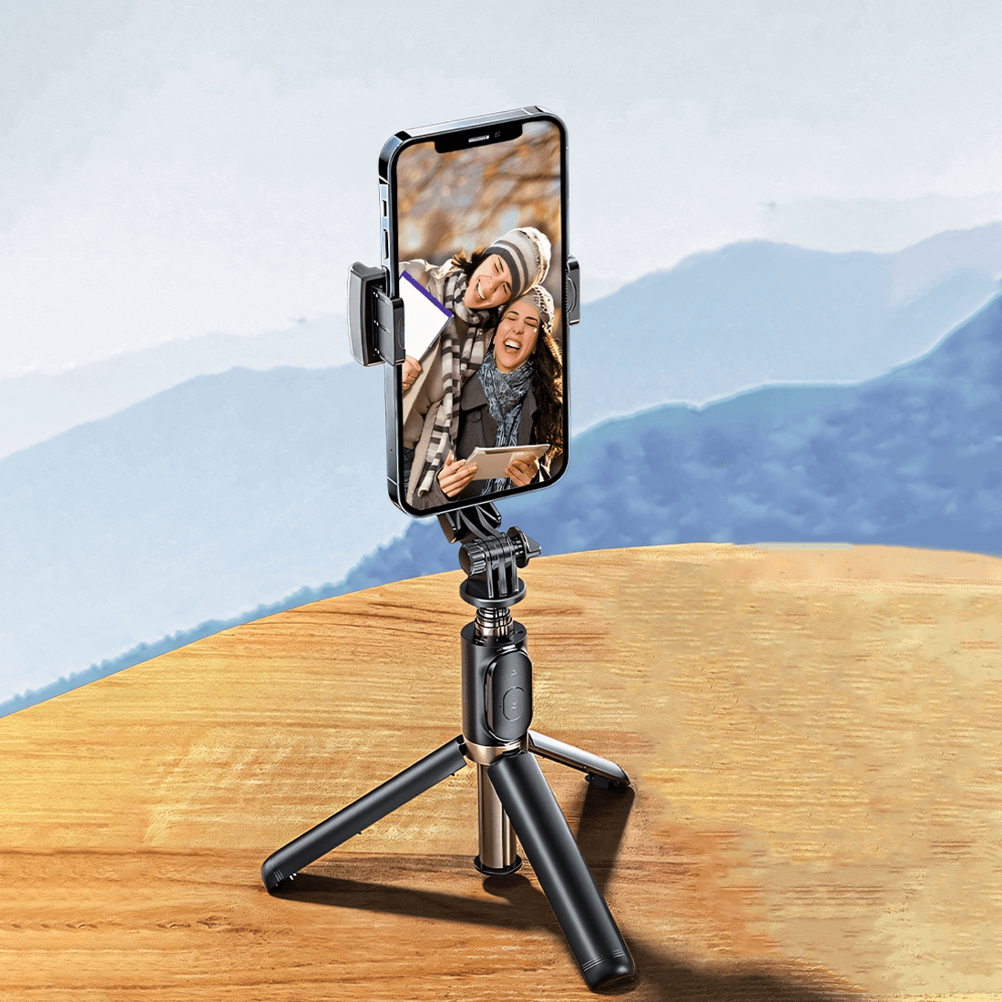 CYKE Handheld Stabilizer Selfie Stick with Anti-shake Gimbal