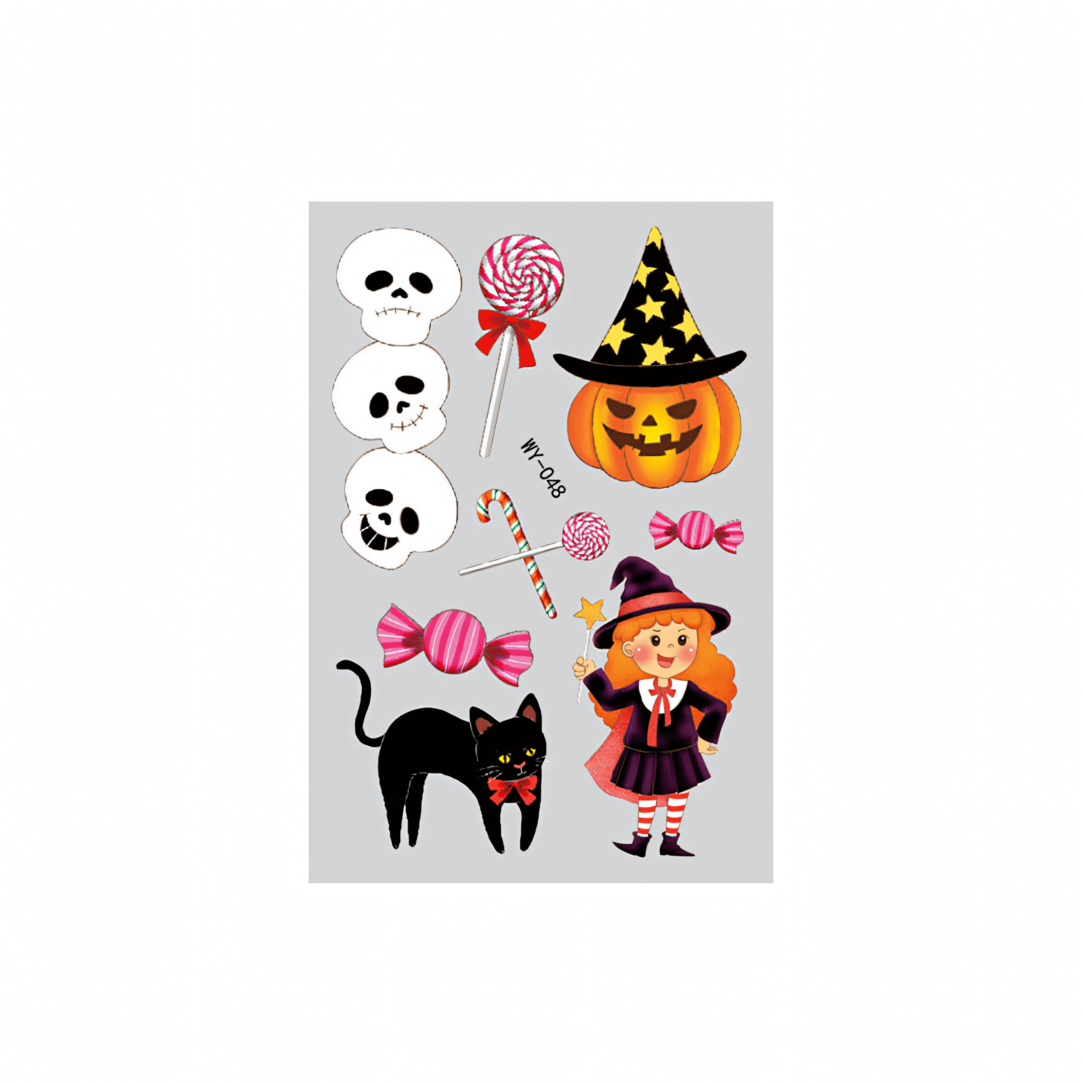 Halloween Themed Children's Temporary Tattoos