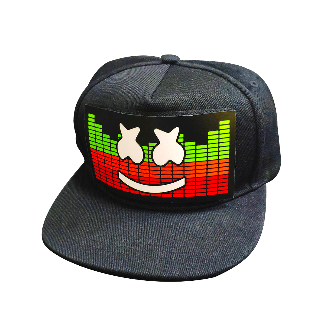 Light up Sound Activated Baseball Cap DJ LED Flashing Hat