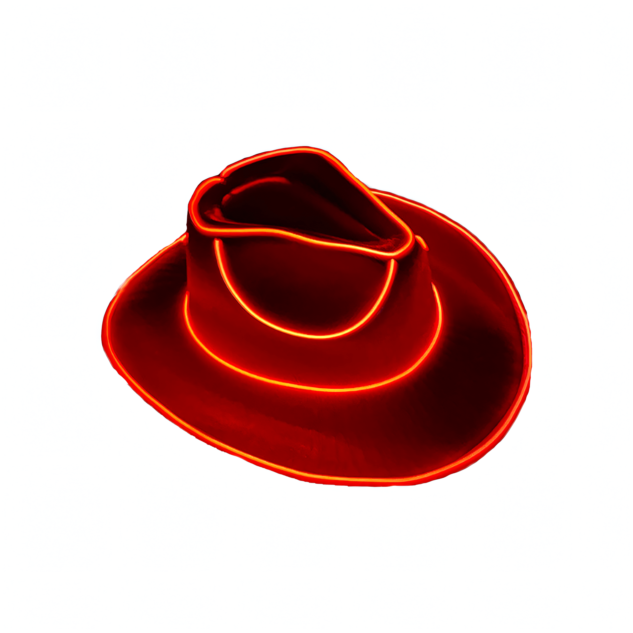 Colorful Glowing Cowboy Hat