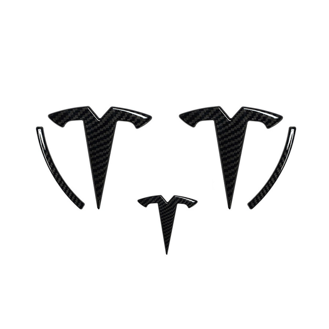 Logo Emblem Wrap Kit Stickers Decal for Tesla Model 3/Y