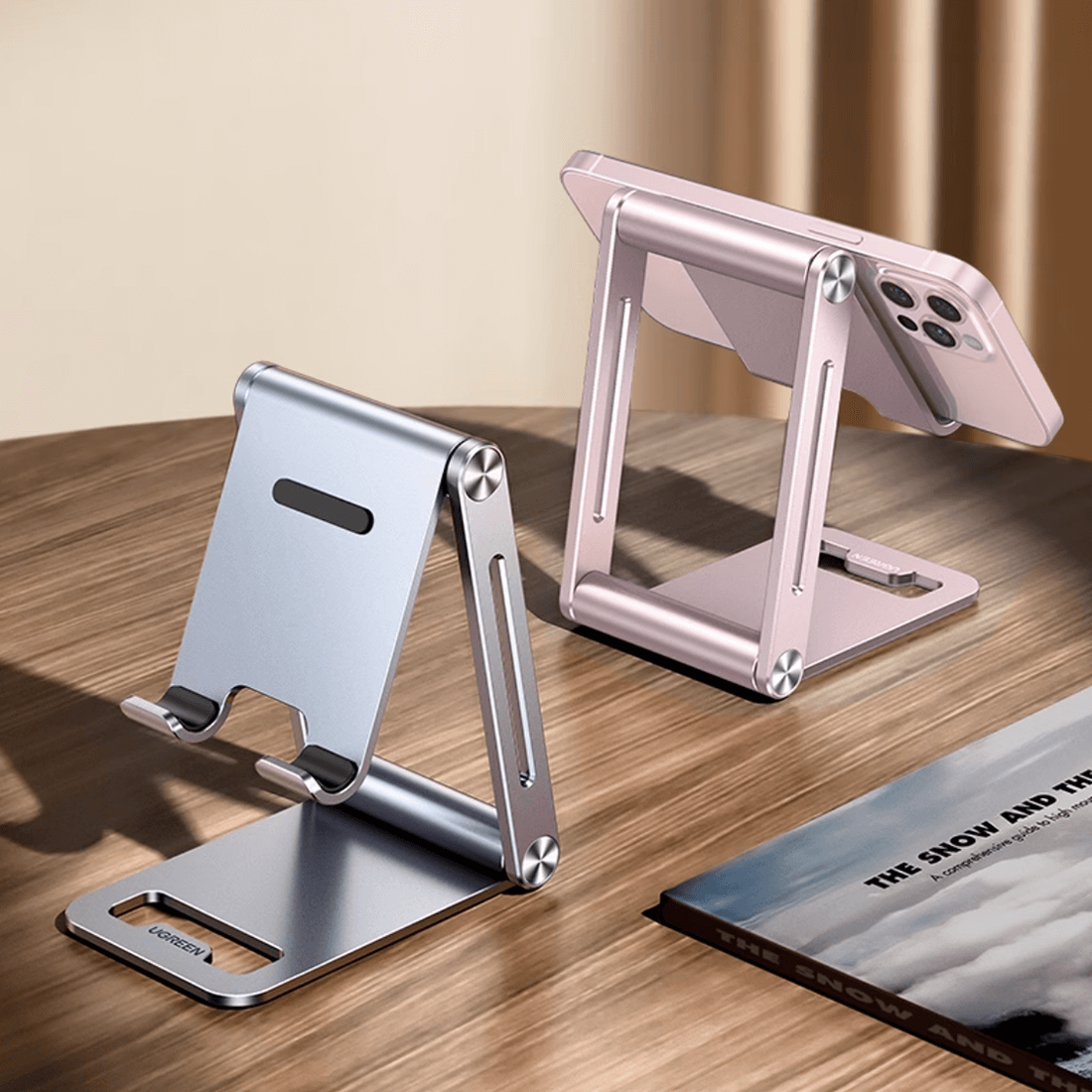 UGREEN Adjustable Aluminum Phone Holder