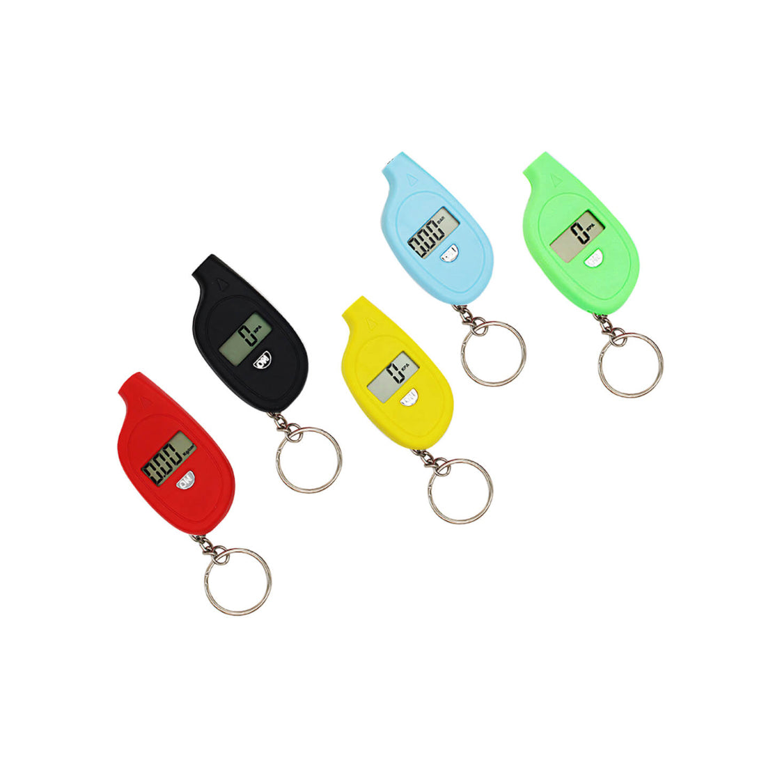 Mini Digital Tire Pressure Gauge With Keychain