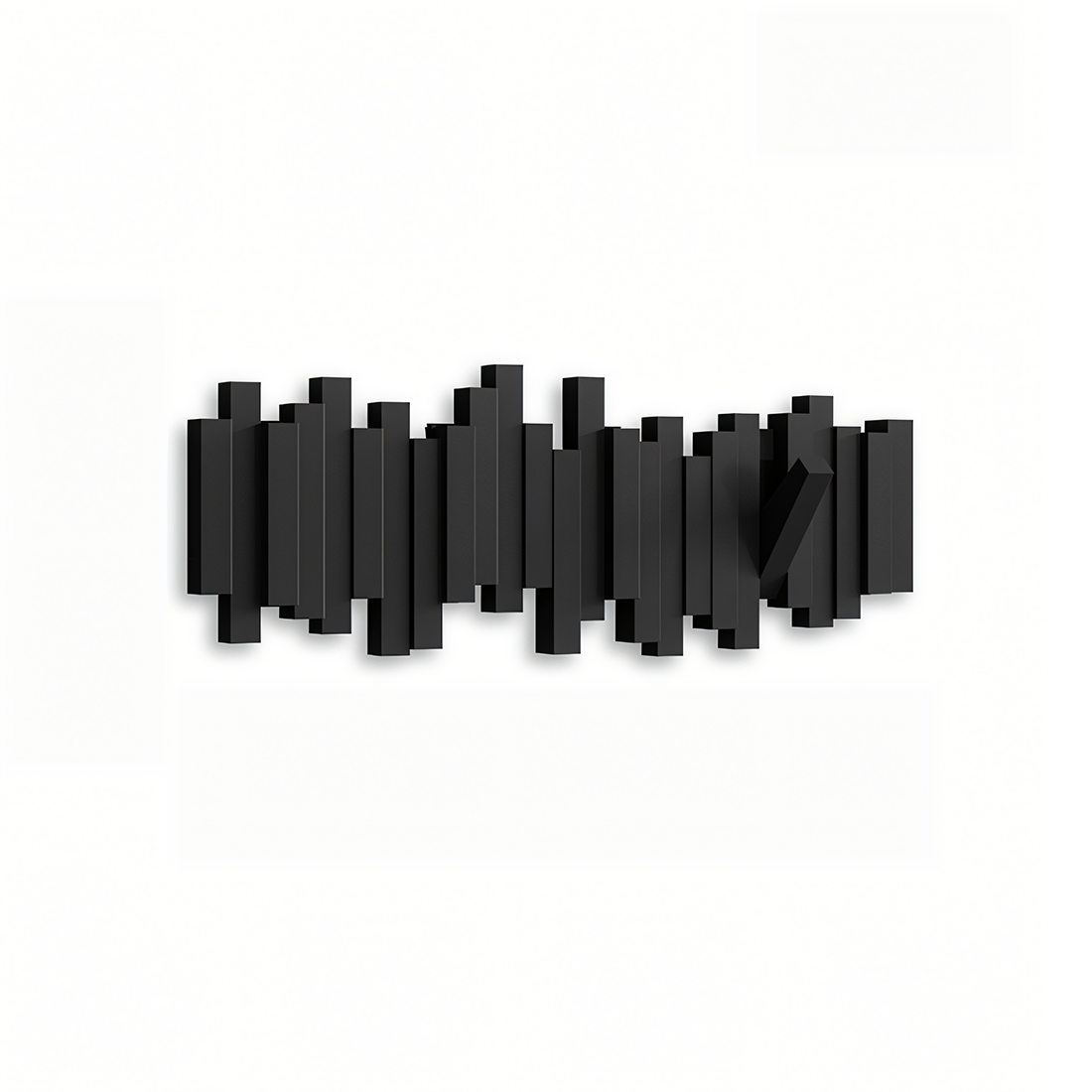 Creative Piano Key Shaped Wall Coat Rack